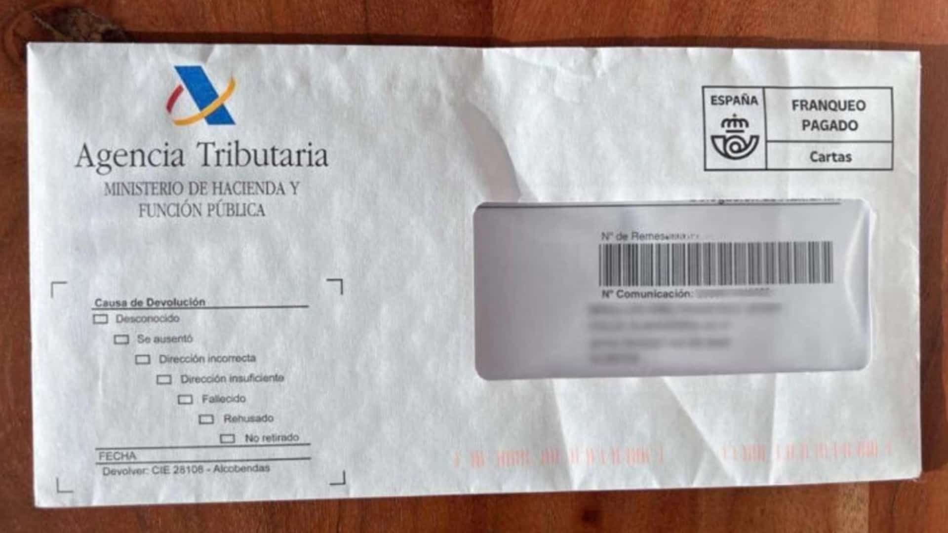 Carta Agencia Tributaria